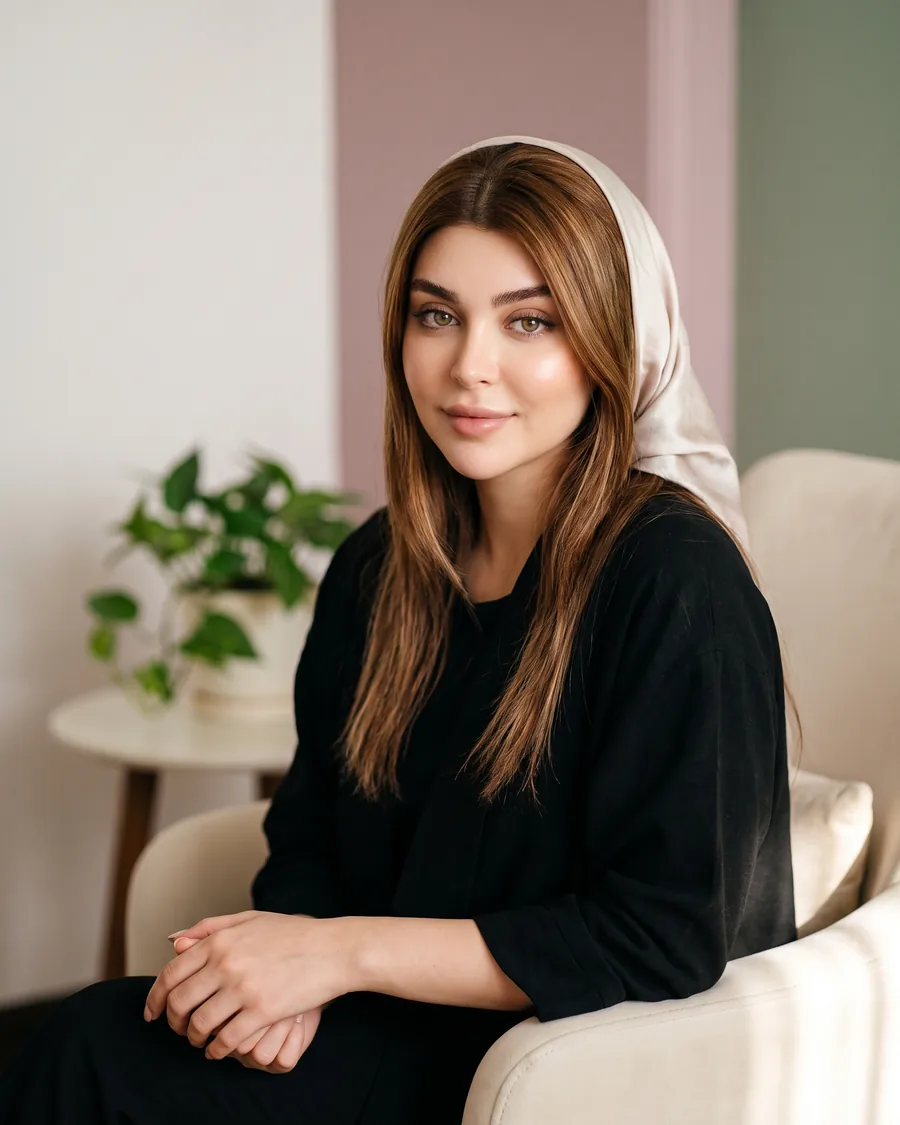 جلسهٔ مشاورهٔ کاشت ابرو در فضایی آرام و روشن